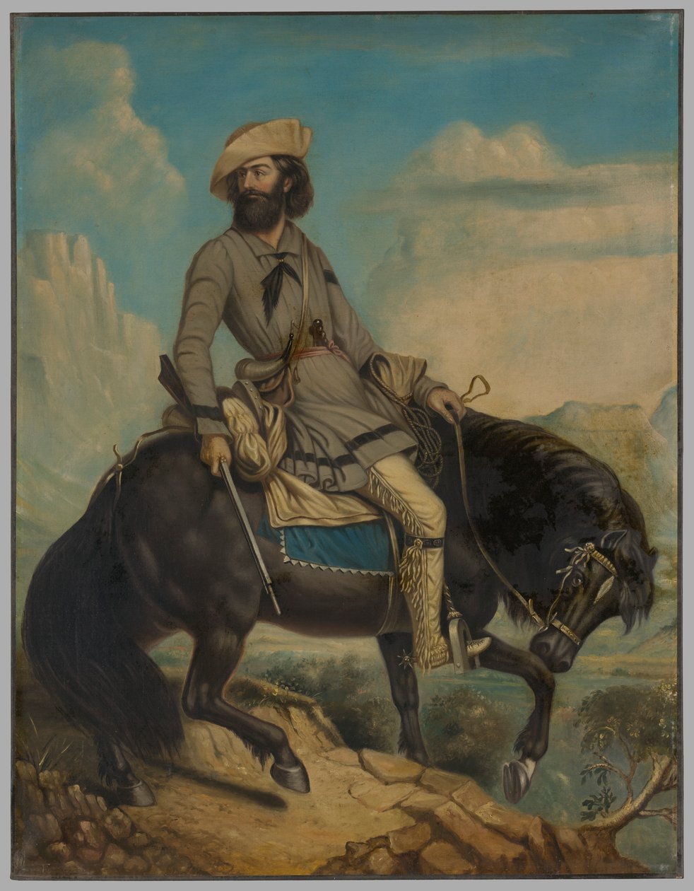 Long Jakes (kopie od umělce po originálu z roku 1844) od Charles Deas