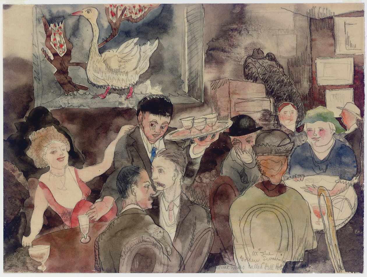 Ve filmu "Zlatá labuť", někdy nazývaná "Pekelná díra" od Charles Demuth