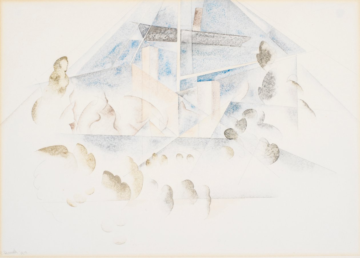 Bermudy, stožáry a listí od Charles Demuth
