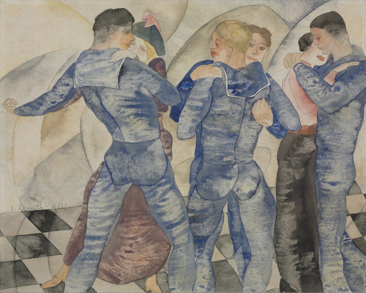 Tančící námořníci od Charles Demuth