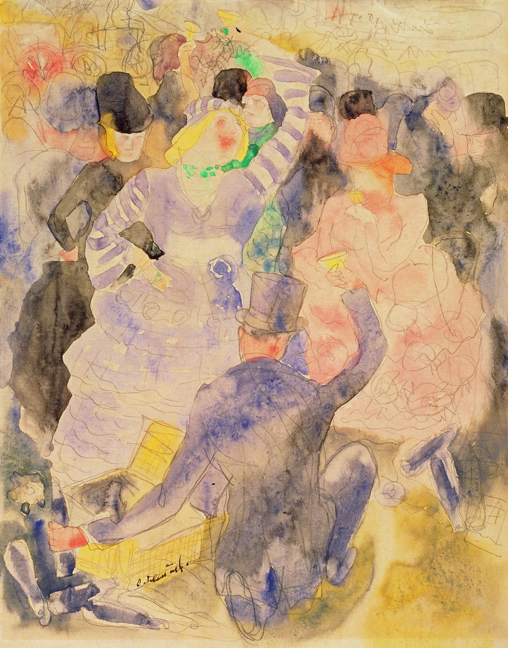 Kresba pro Zolas Nana, 1915-16 od Charles Demuth
