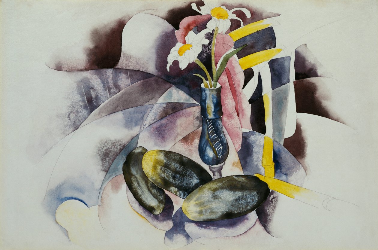 Květiny a okurky od Charles Demuth
