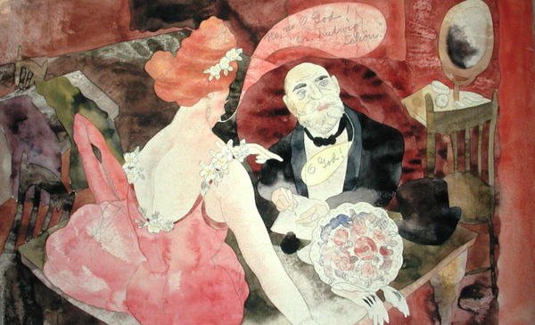 Ilustrace č. 18 pro St (akvarel na papíře) od Charles Demuth
