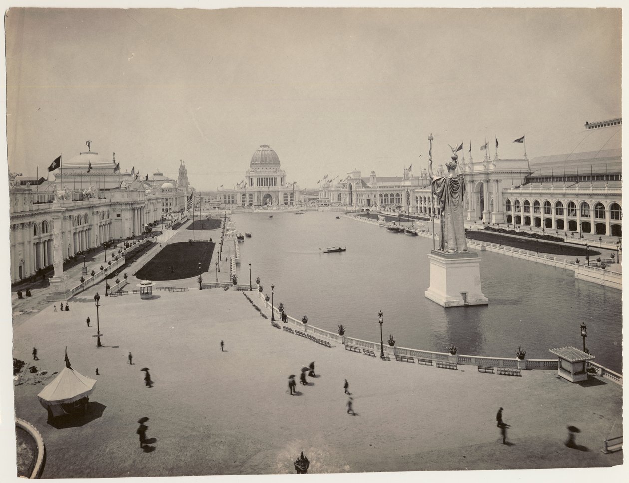 Čestný dvůr na světové kolumbijské výstavě, Chicago, 1893 od Charles Dudley Arnold
