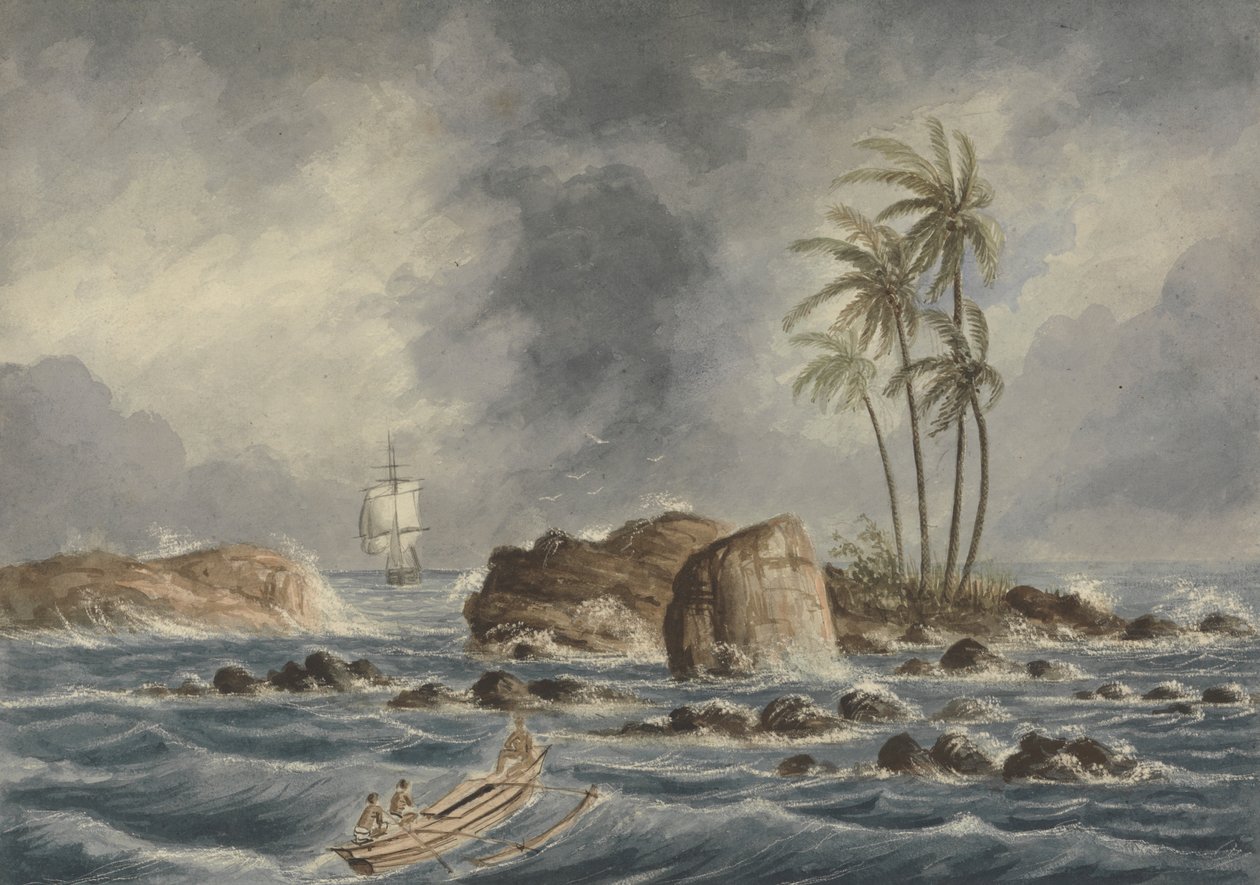 Galle Point, Ceylon (Srí Lanka) od Charles Dyce