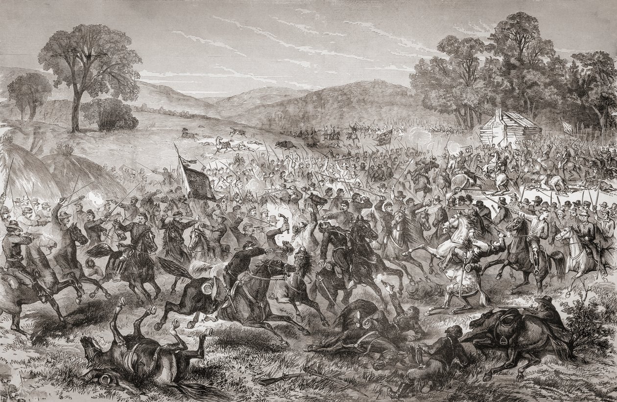 Bitva u Boonsboro, Maryland, 8. července od Charles E.H. (after) Bonwill