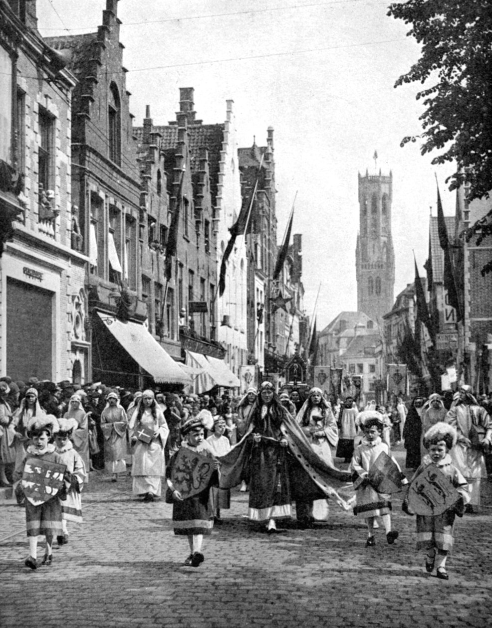 Festival svaté krve Kristovy, Bruggy, Belgie, 1936 od Charles E. Brown