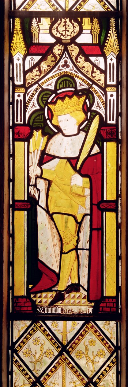 St.Edmund King and Martyr, Okno z barevného skla od Charles E. Kempe