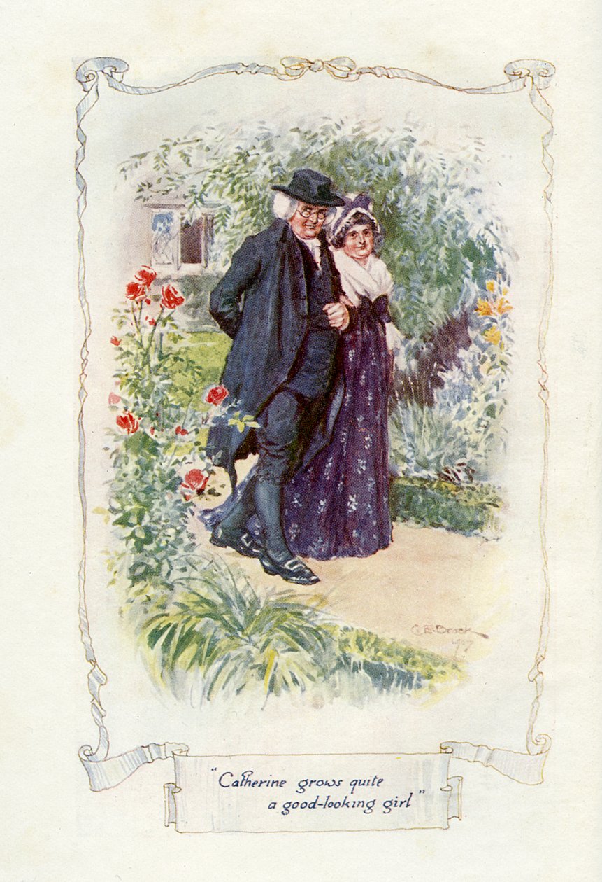 Catherine roste docela dobře vypadající dívka, 1907 (ilustrace) od Charles Edmund Brock