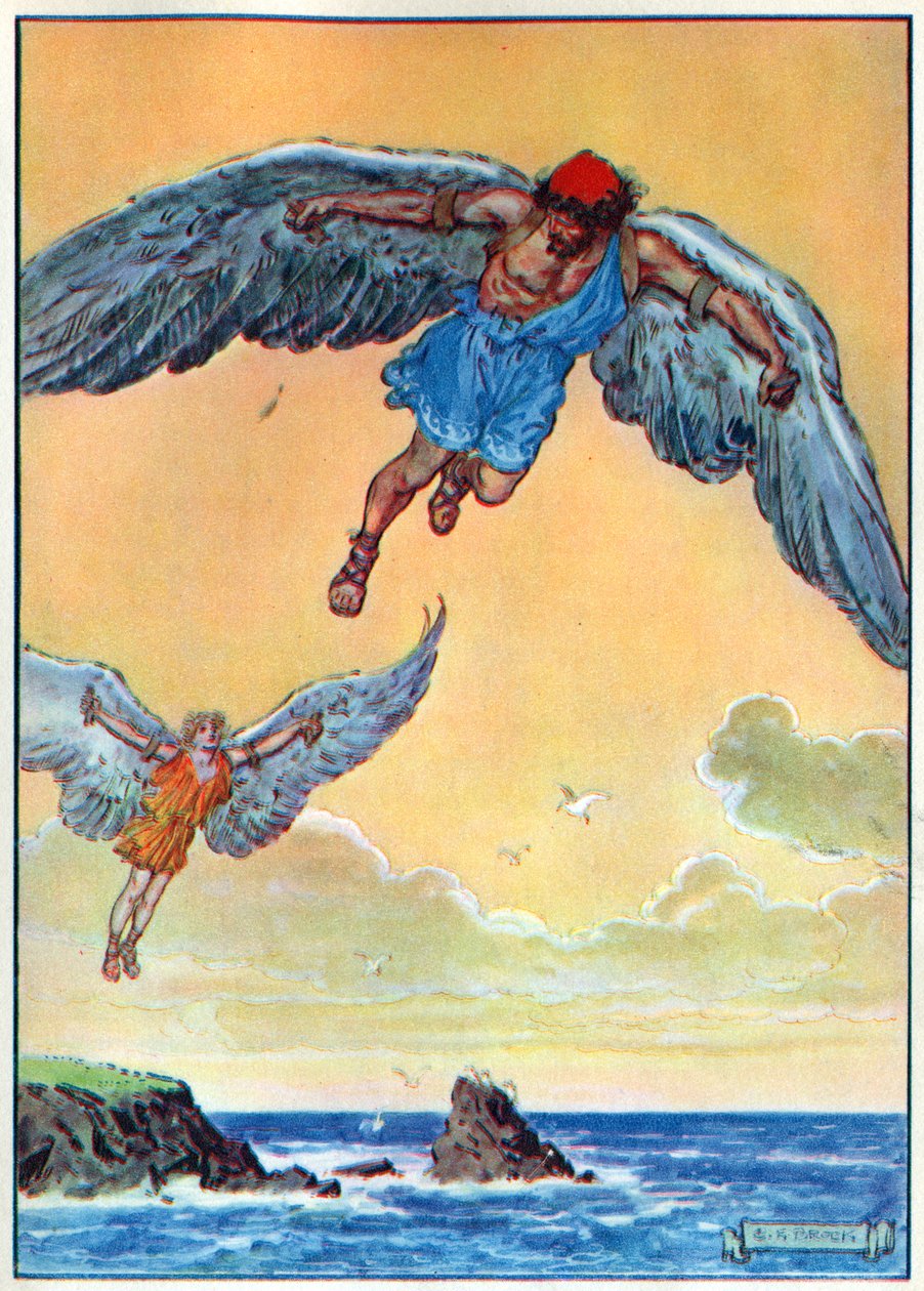 Daedalus a Icarus, z 