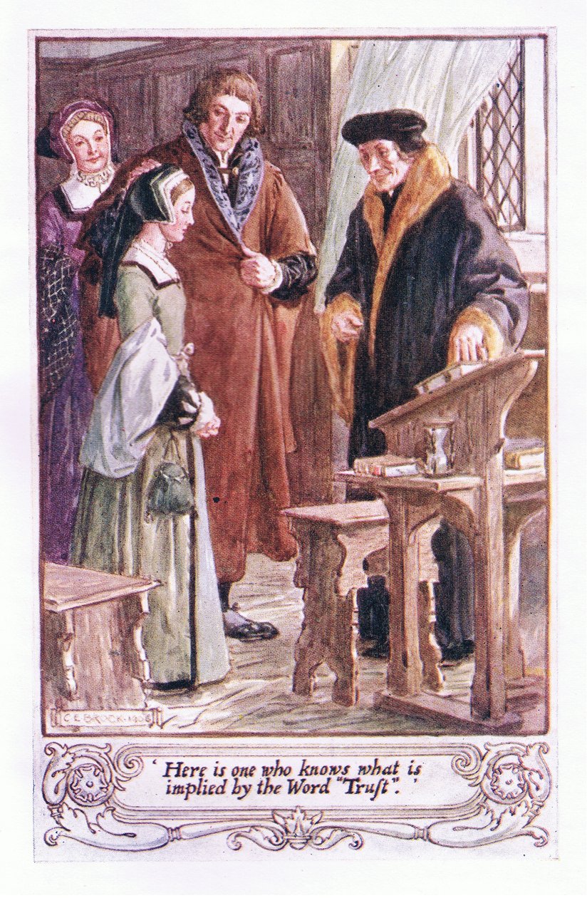 Zde je ten, kdo ví, co znamená slovo důvěra. od Charles Edmund Brock