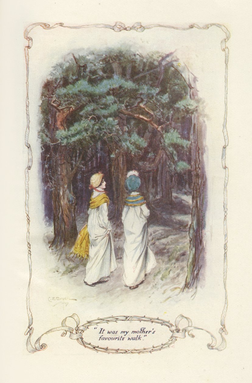 Byla to oblíbená procházka mé matky, 1907 (ilustrace) od Charles Edmund Brock