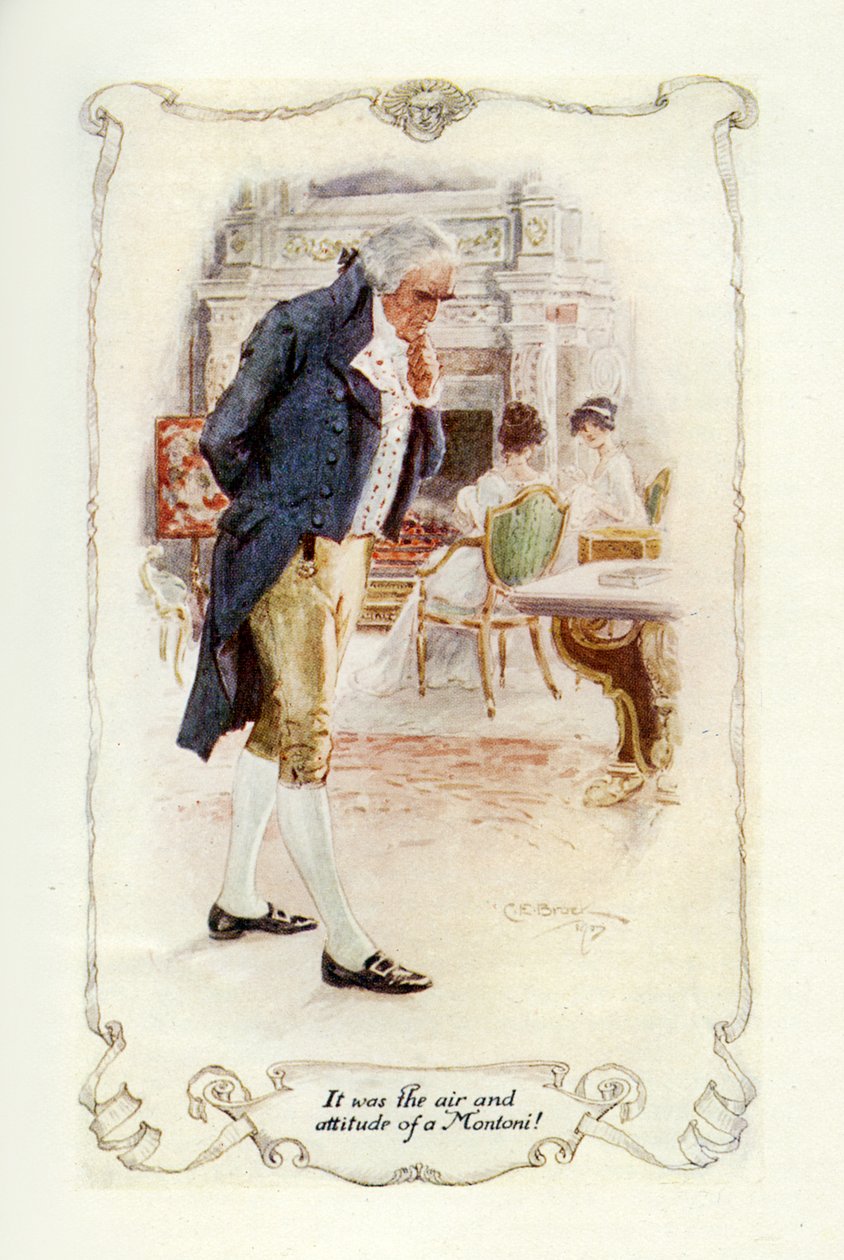 Byl to vzduch a postoj Montoni, 1907 (ilustrace) od Charles Edmund Brock