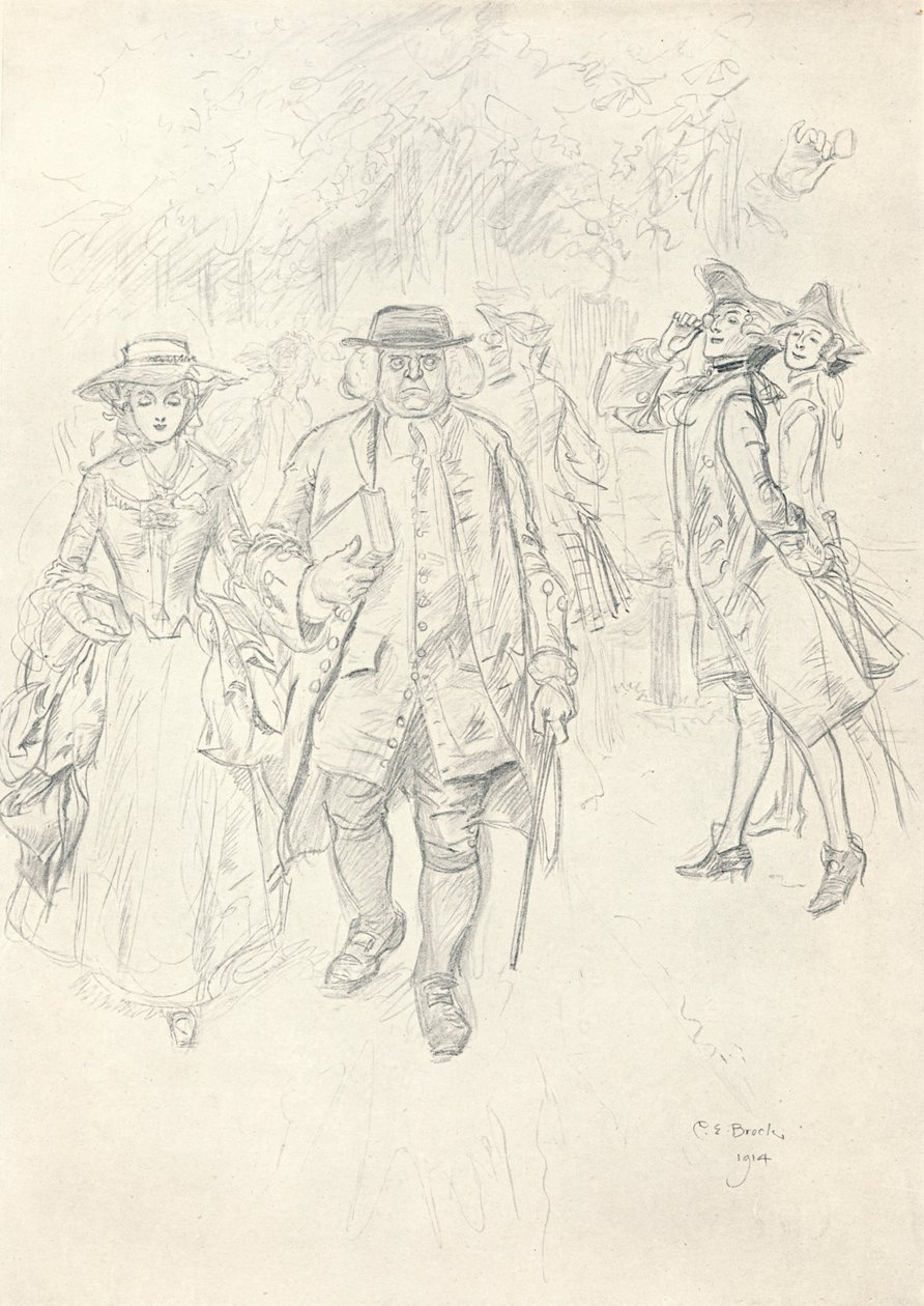 Running The Gauntlet - Stage II, c1920 od Charles Edmund Brock