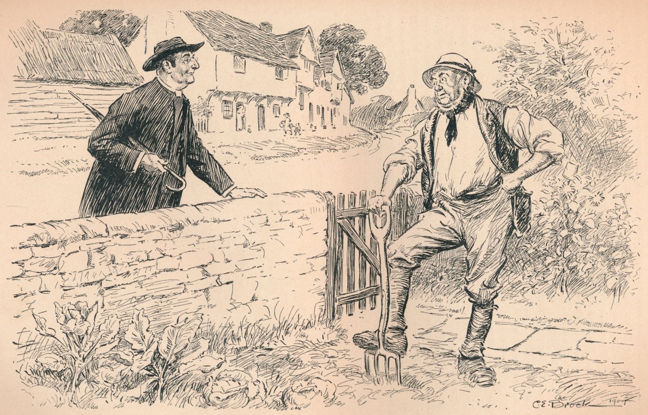 Vikář, 1909 od Charles Edmund Brock