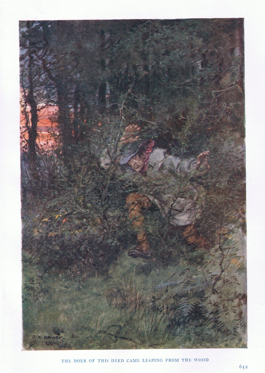 Vykonavatel skutku vyskočil ze dřeva od Charles Edmund Brock