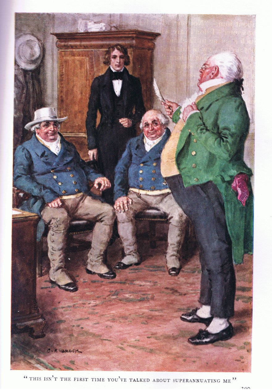 Není to poprvé, co jsi mluvil o mém důchodu od Charles Edmund Brock