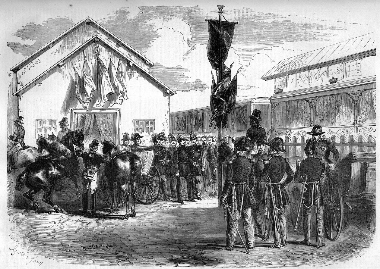 Vojenský tábor Chalons od Charles Edouard Armand Dumaresq