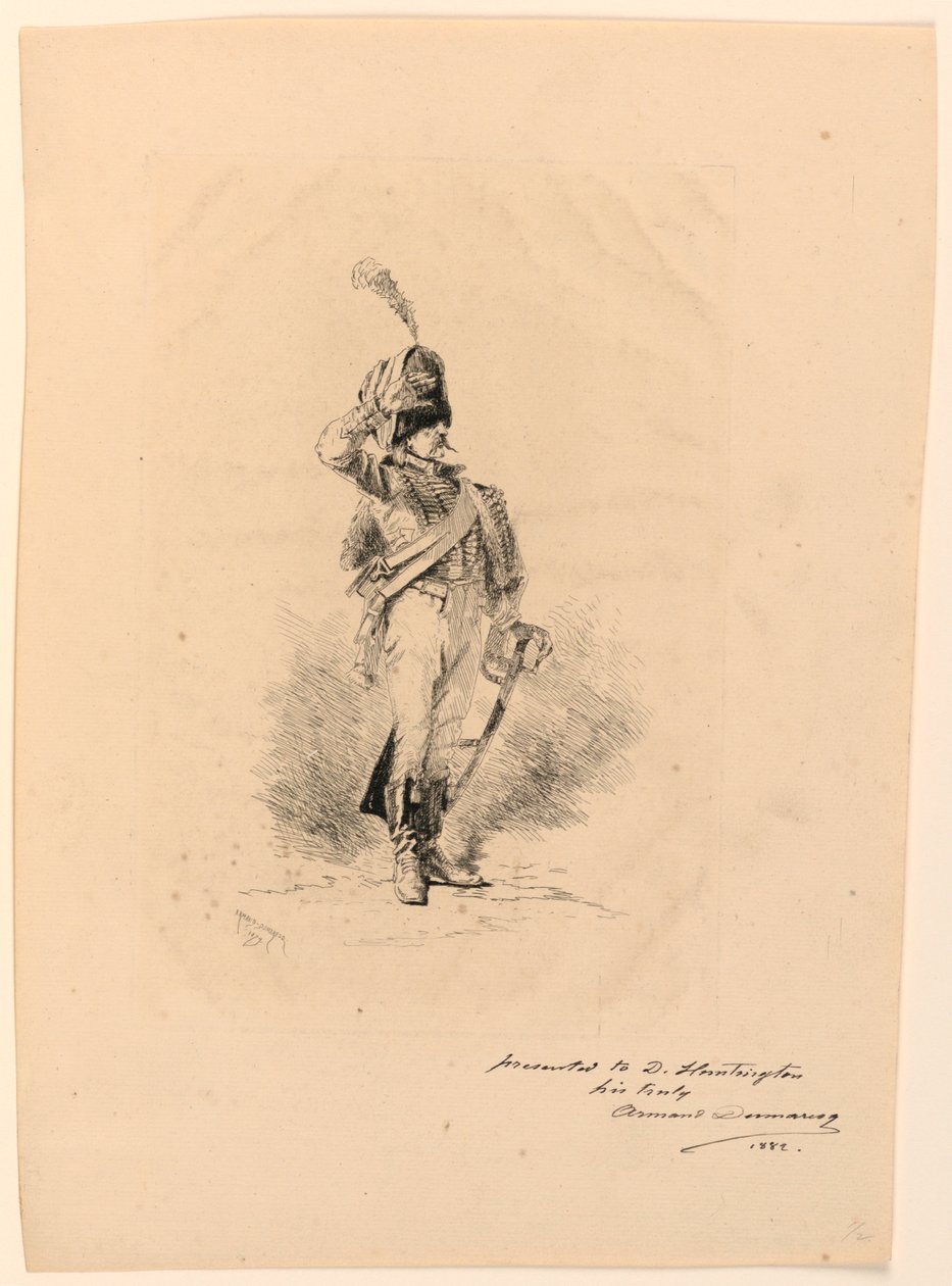 Vojenský pozdrav od Charles Edouard Armand Dumaresq