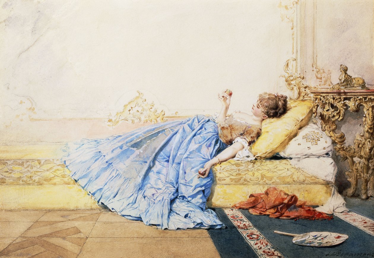 Zamyšlený okamžik, od Charles Edouard de Beaumont