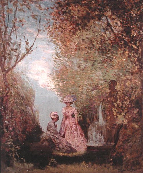 Forest Glade (olej) od Charles Edward Conder