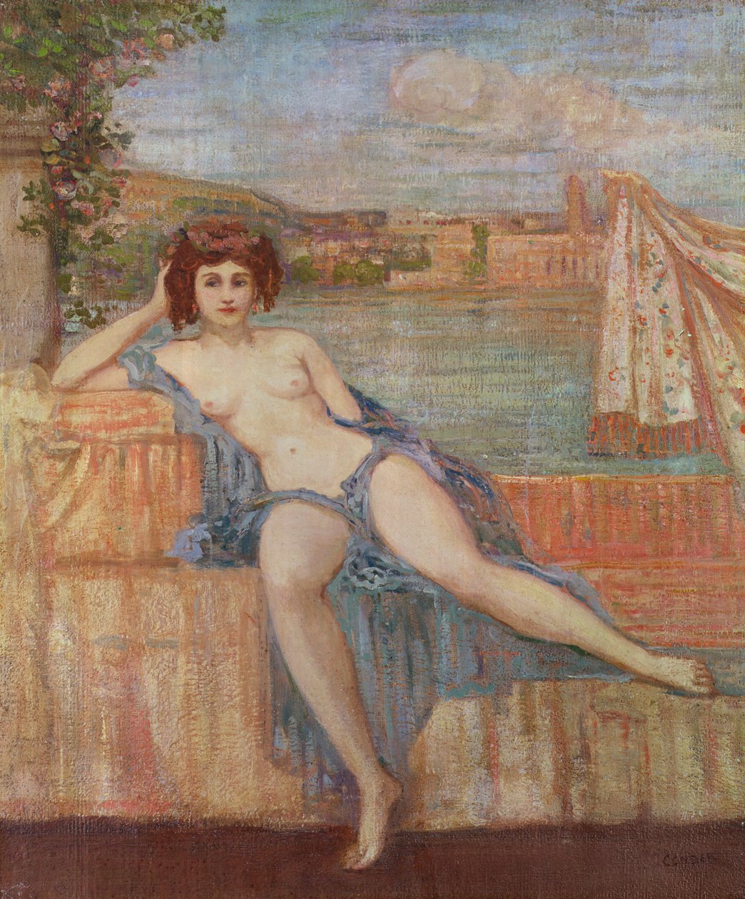 Nymfa u přístavu od Charles Edward Conder