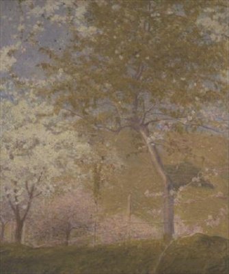 Sady na Seině poblíž Vetheuil od Charles Edward Conder