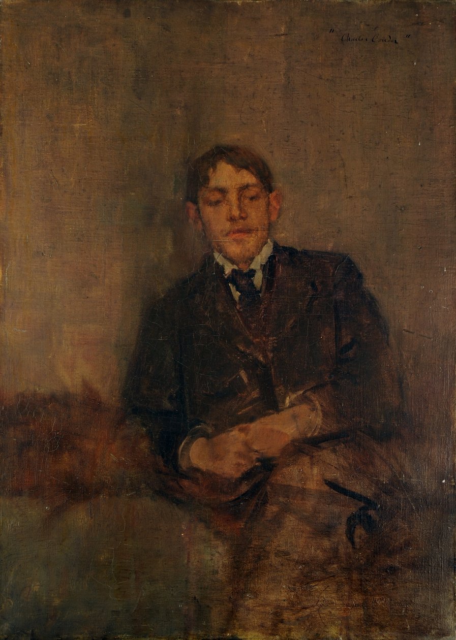 Autoportrét, kolem roku 1895 od Charles Edward Conder