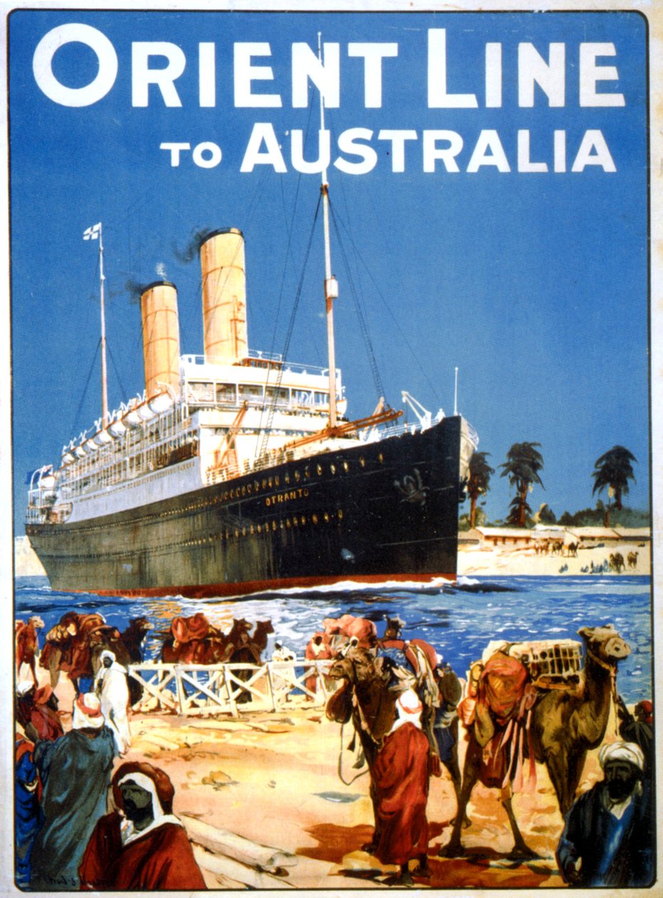 Orient Line Australiaan od Charles Edward Dixon