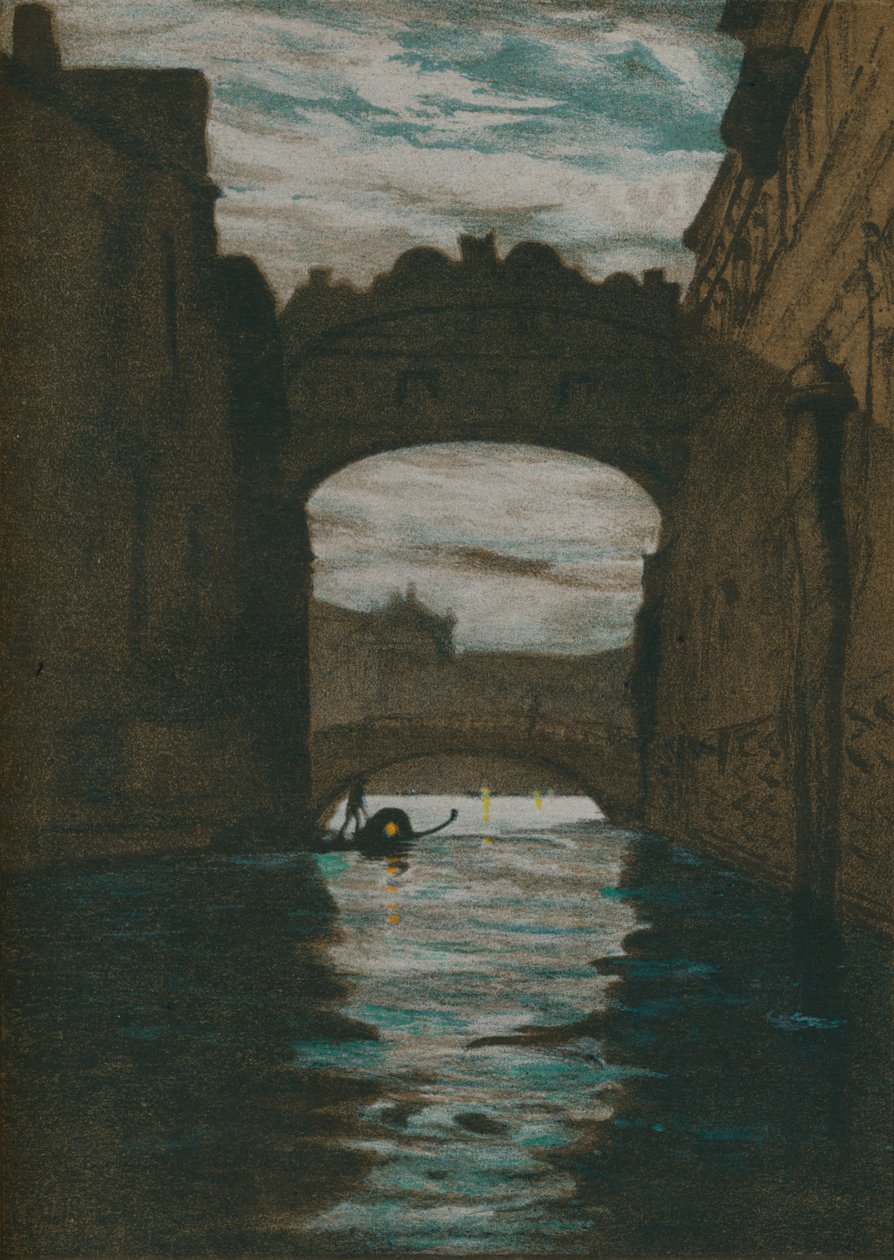 Most vzdechů, c1860 od Charles Edward Holloway