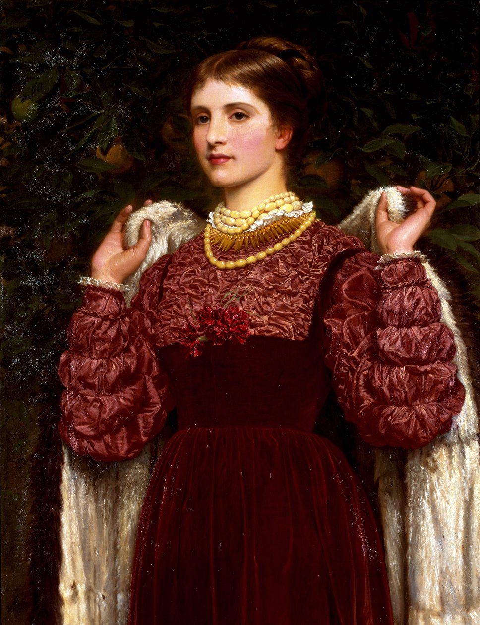 Oblékání, cca 1880-90 (olej na plátně) od Charles Edward Perugini