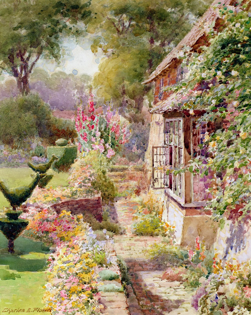 Zahrada Kings Manor Garden v East Hendred, Oxon od Charles Edwin Flower