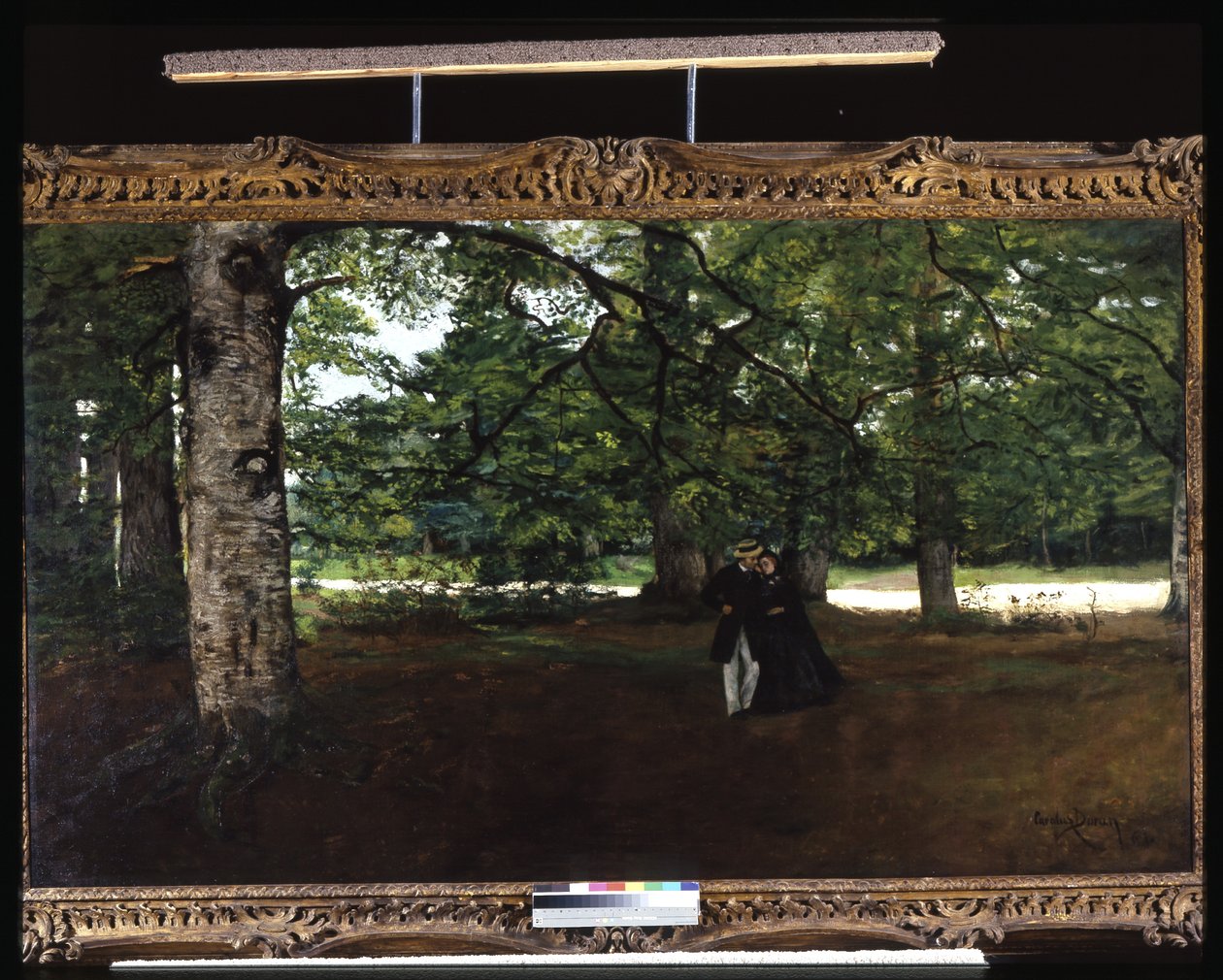 Promenade In The Woods (olej na plátně) od Charles Emile Auguste Carolus Duran