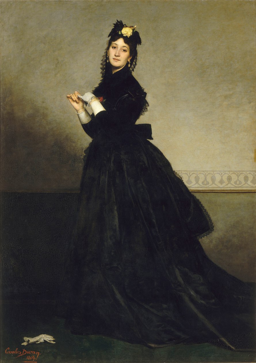 La Dame aux gants Dáma s rukavicí, 1869. od Charles Emile Auguste Carolus Duran