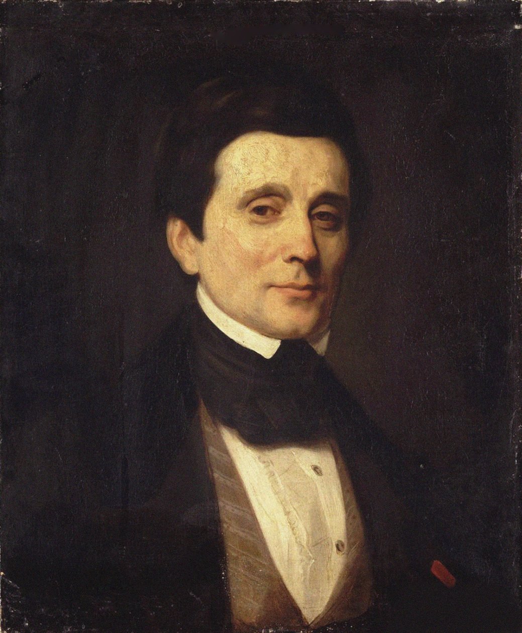 Portrét Emile Deschamps (1791-1871) par Callande de Champmartin, Charles-Emile (1797-1883). Barevná litografie, , Soukromá sbírka od Charles Emile Callande de Champmartin