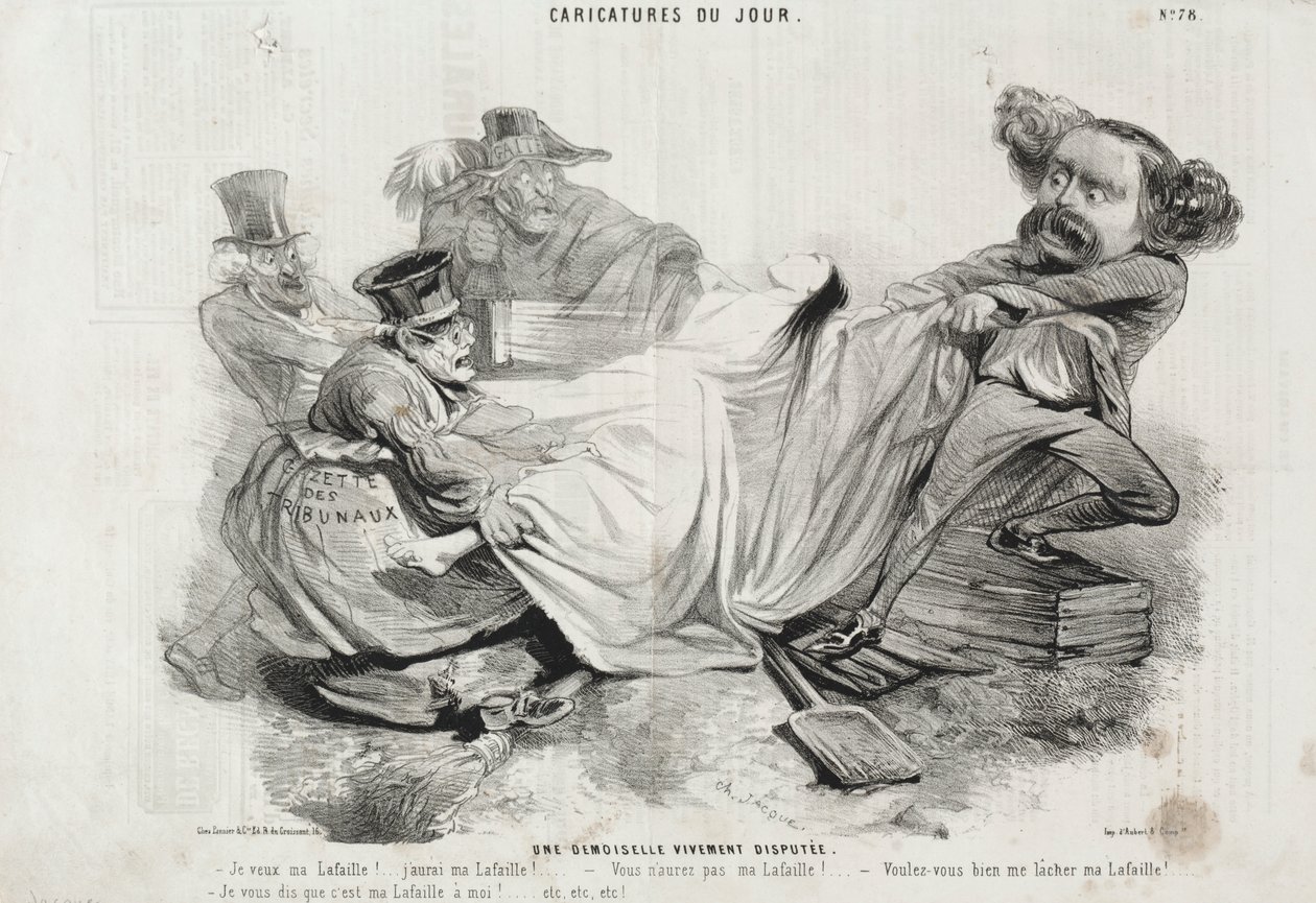 Intenzivně konkurovaná mladá žena od Charles Emile Jacque