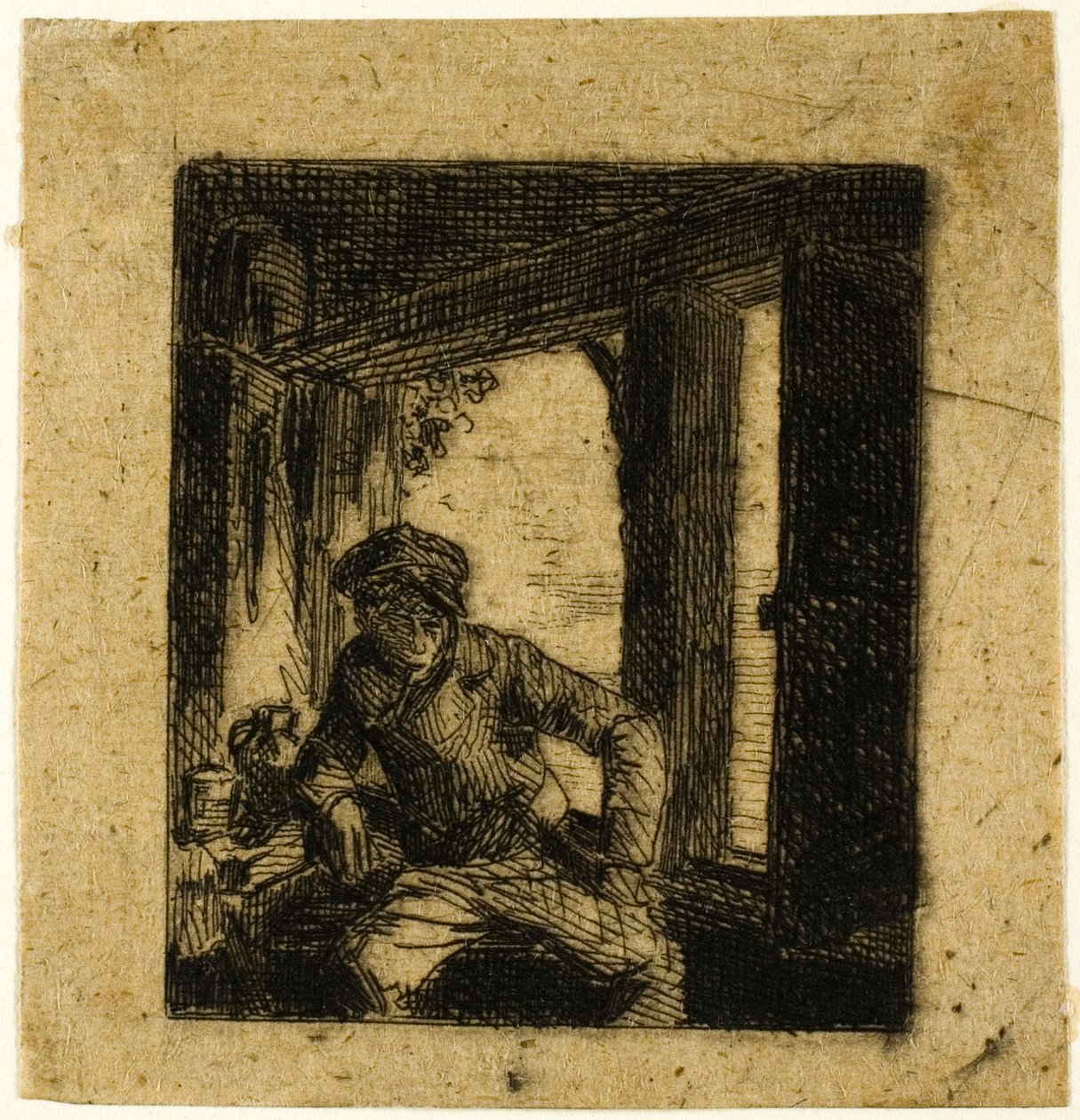 Pijan od Charles Emile Jacque
