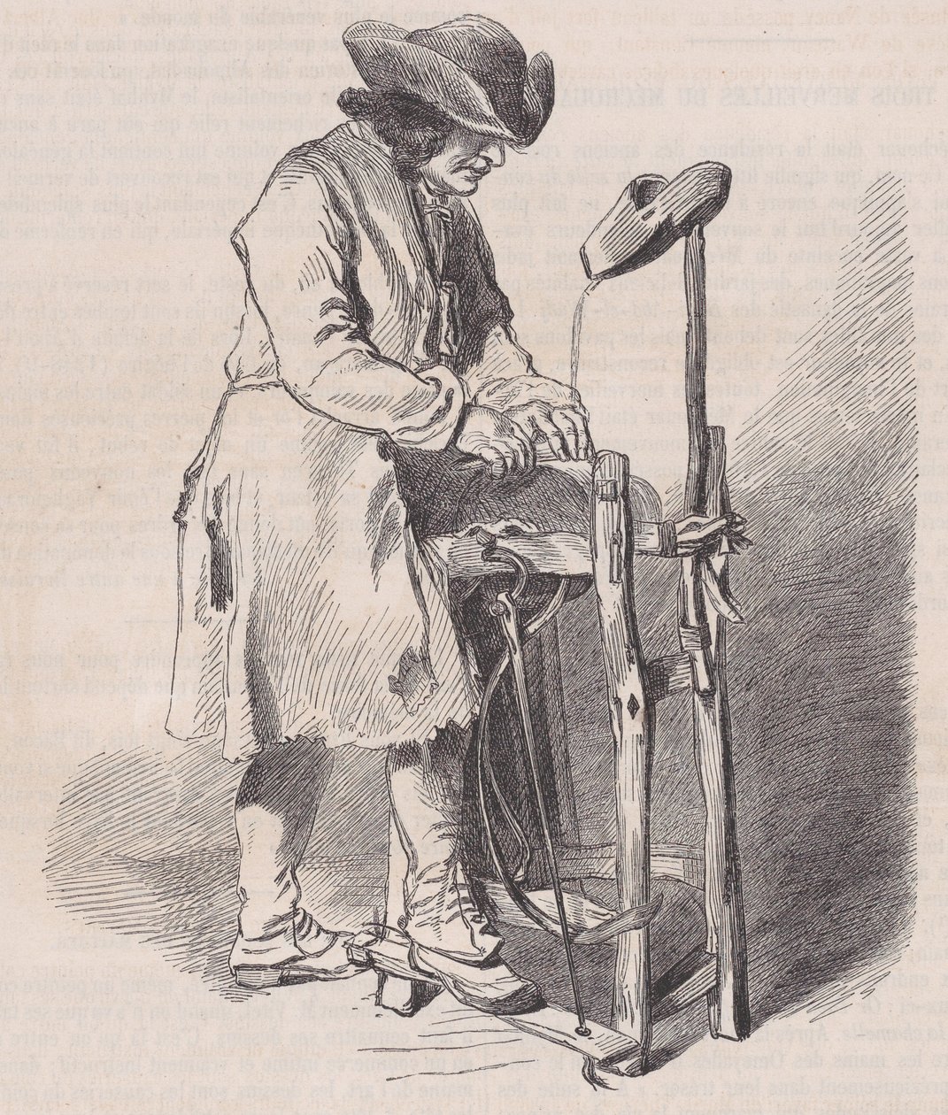 Muzeum Louvre, sbírka kreseb, Le Remouleur, od Watteaua, od Magasin Pitto..., ca. 1852. od Charles Emile Jacque