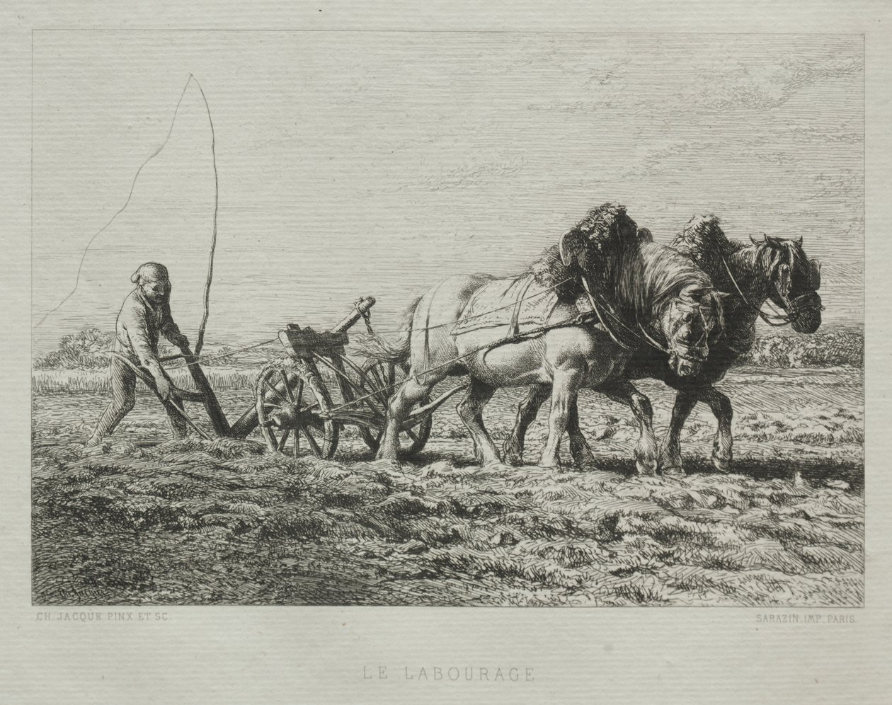 Orba od Charles Emile Jacque