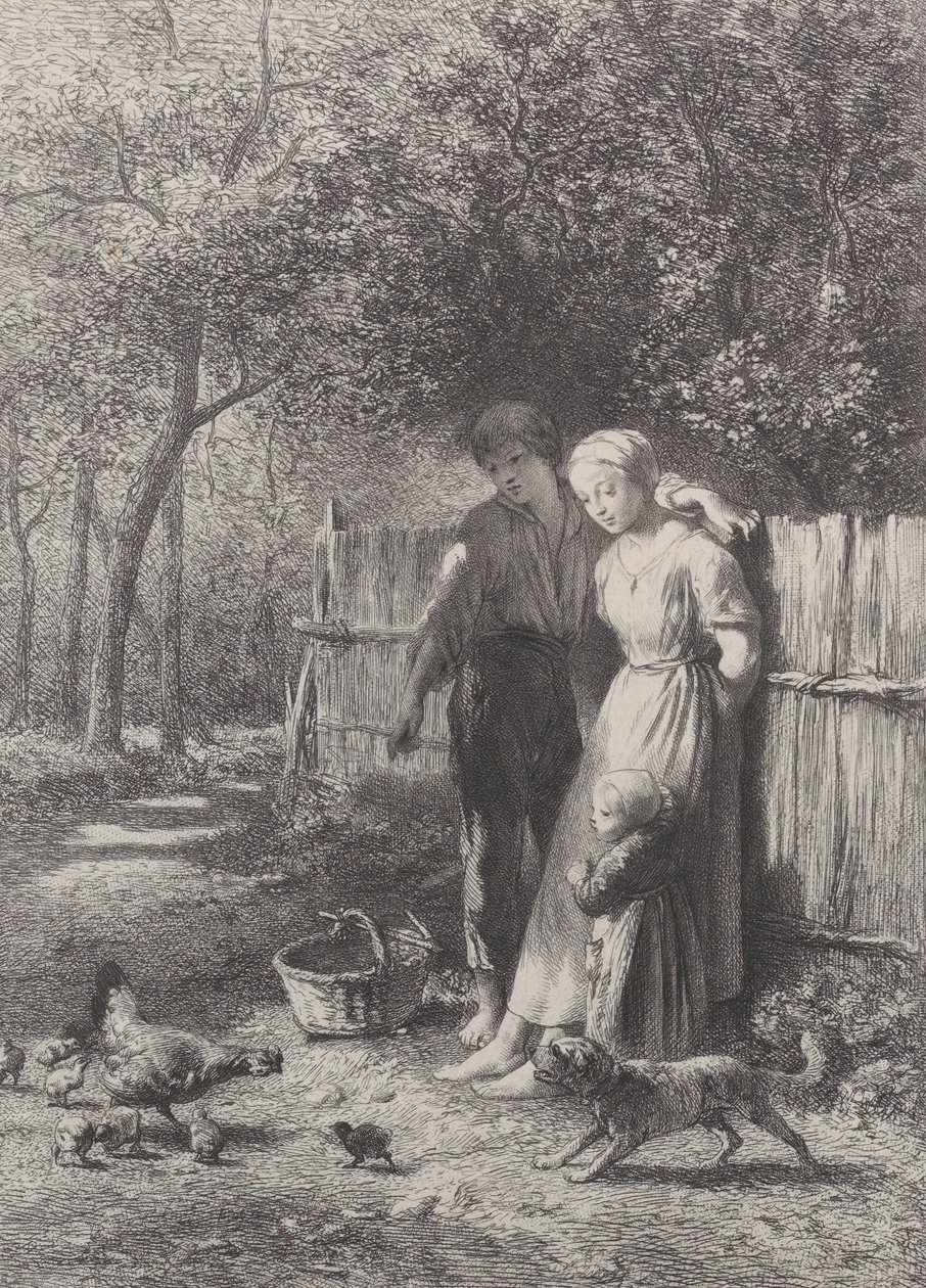 Jaro, 1864. od Charles Emile Jacque
