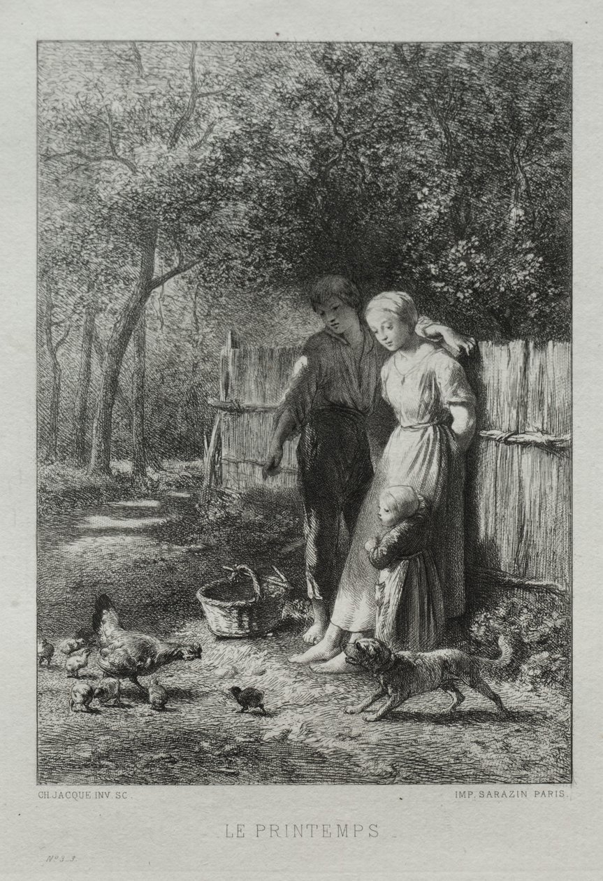 Jaro. od Charles Emile Jacque