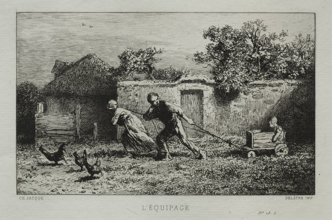 Posádka od Charles Emile Jacque