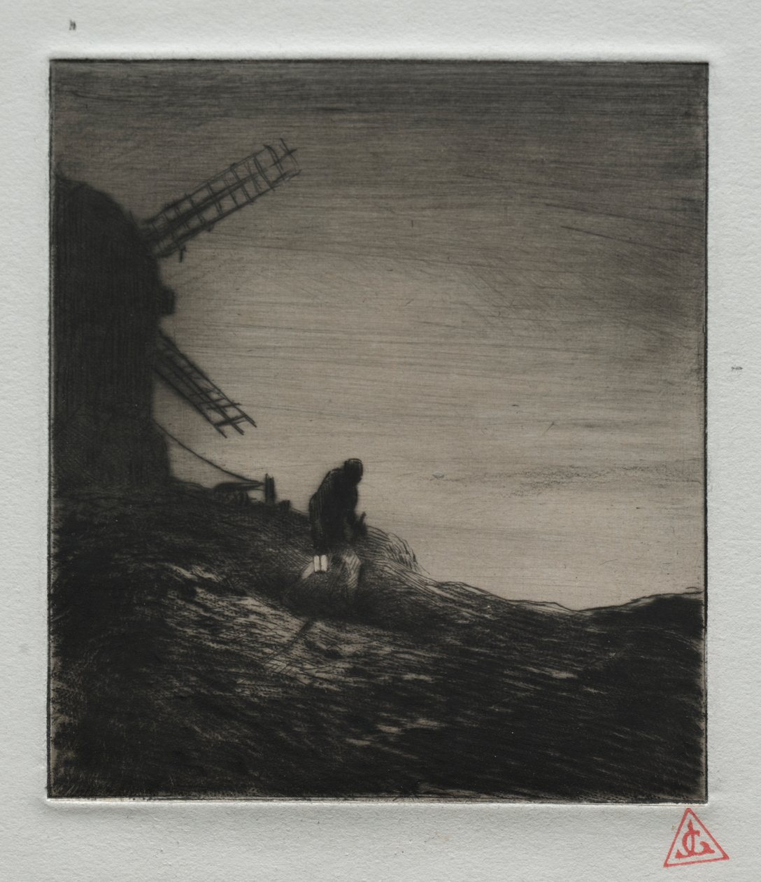 Mlýn od Charles Emile Jacque