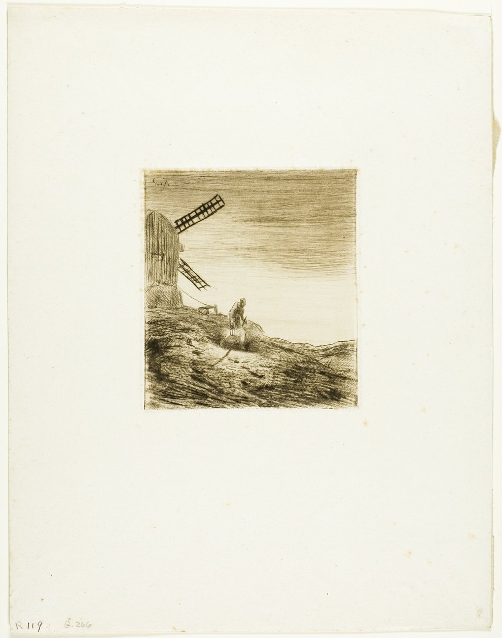 Mlýn od Charles Emile Jacque
