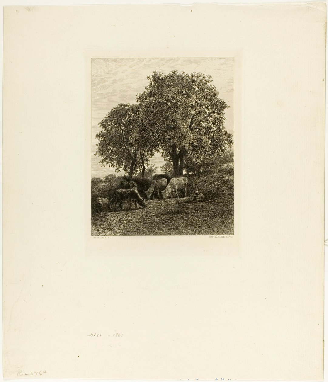 Zbytek od Charles Emile Jacque