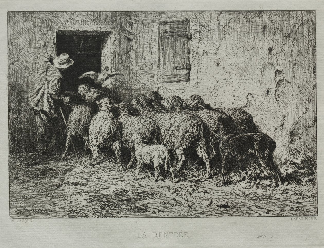 Návrat od Charles Emile Jacque