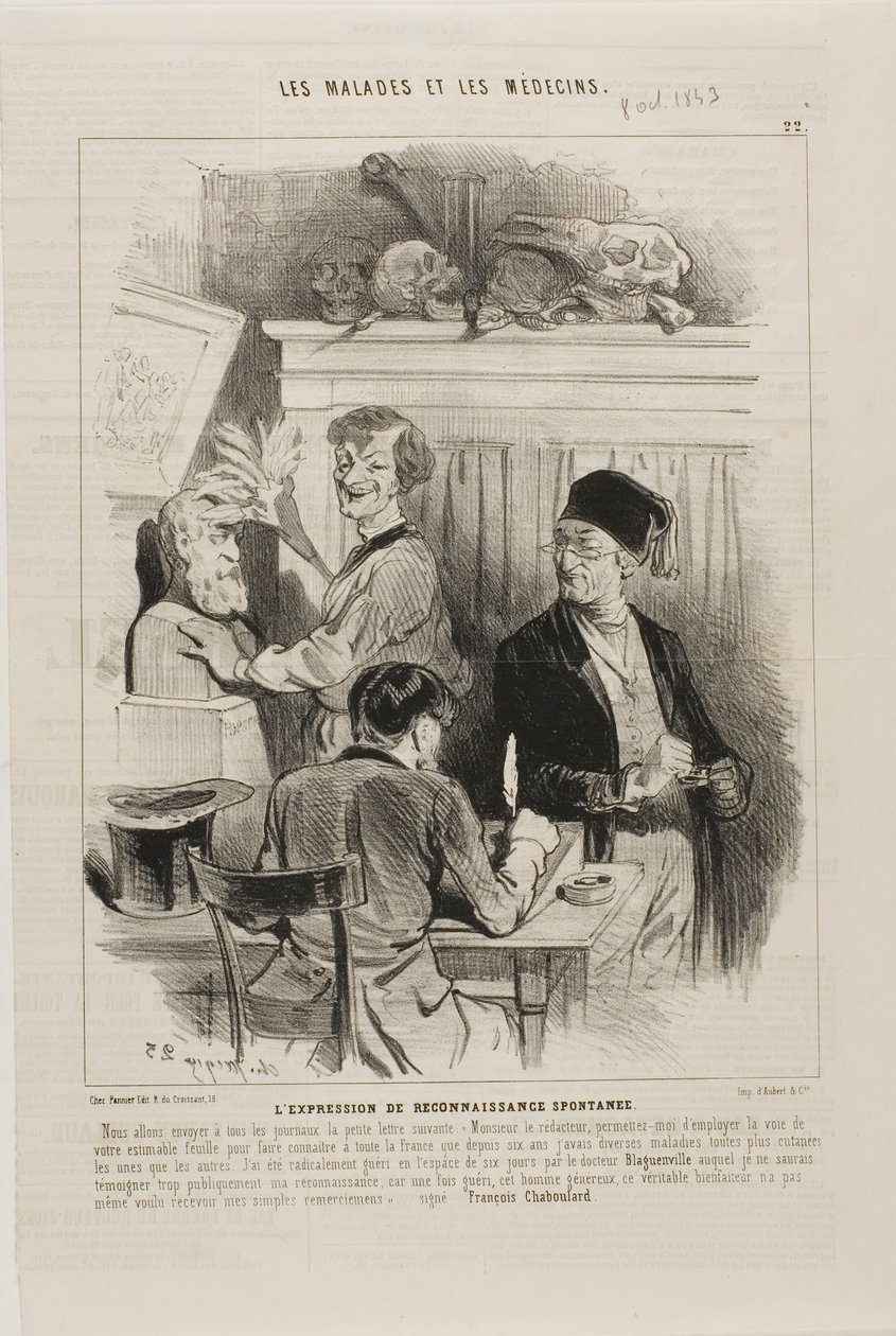 Nevyžádaný výraz vděčnosti (deska 22) od Charles Emile Jacque