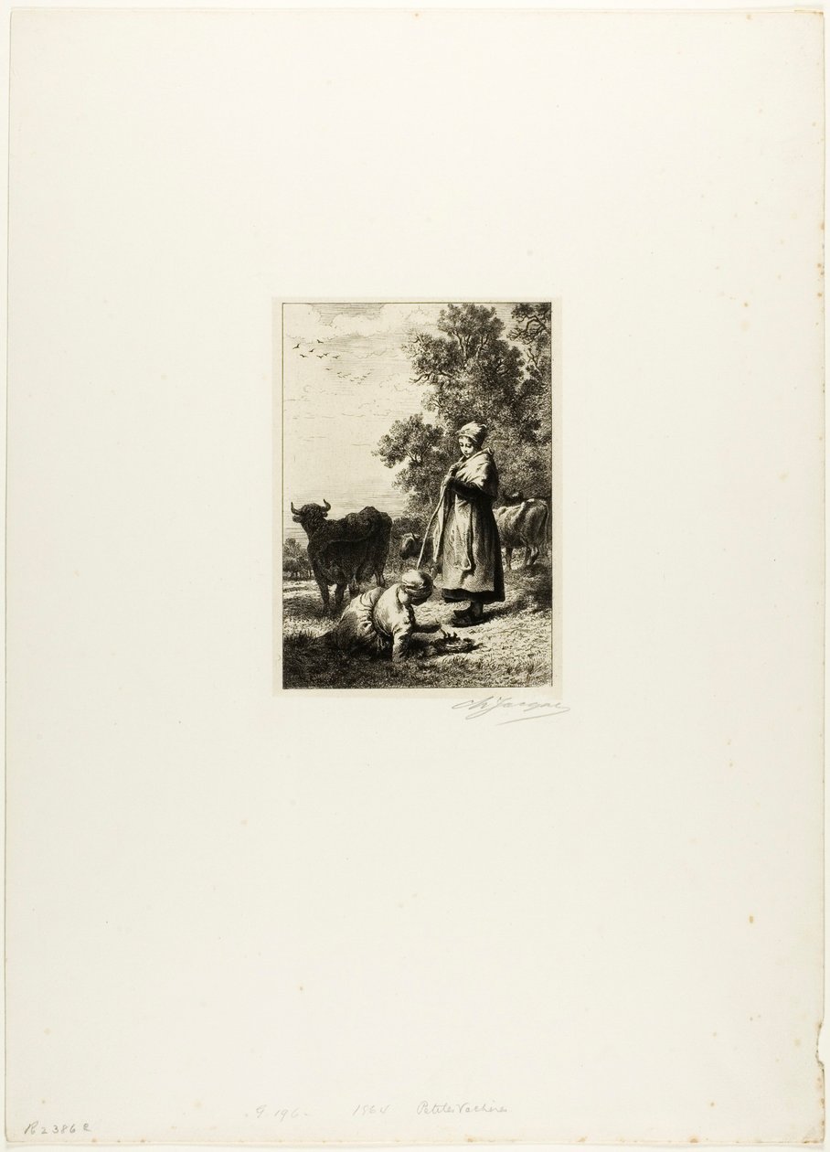 Mladí pastevci od Charles Emile Jacque