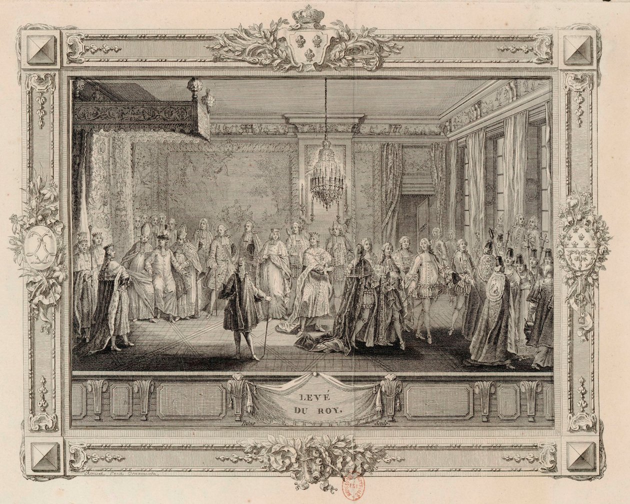 Levé du Roy Náplavka krále Ludvíka XVI., 1774-1775. od Charles Emmanuel Patas