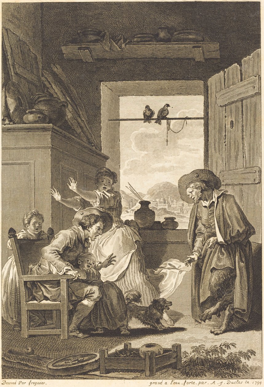 Belphegor od Charles Emmanuel Patas and Antoine Jean Duclos after Jean Honoré Fragonard